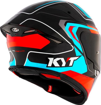 KYT Sport Touring - TT-REVO Overtech Black Fuxia Gloss - Full Face Helmet