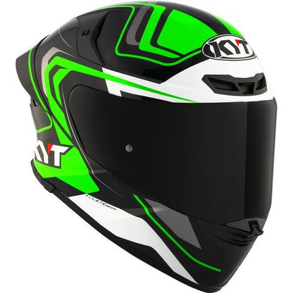 KYT Sport Touring - TT-REVO Overtech Black Green - Full Face Helmet