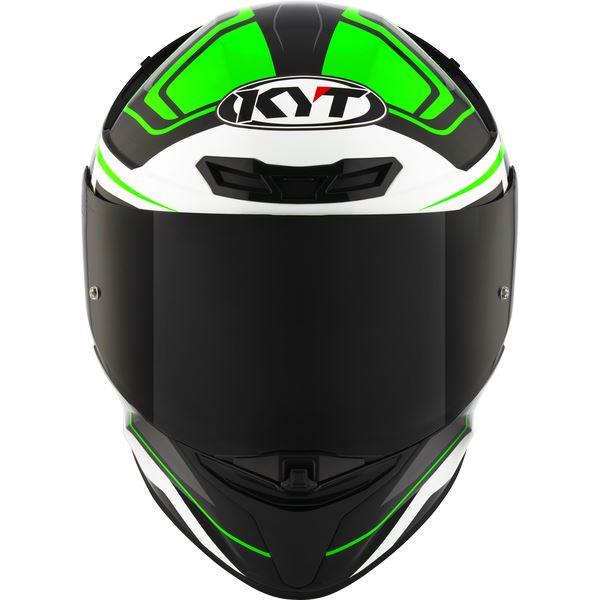 KYT Sport Touring - TT-REVO Overtech Black Green - Full Face Helmet