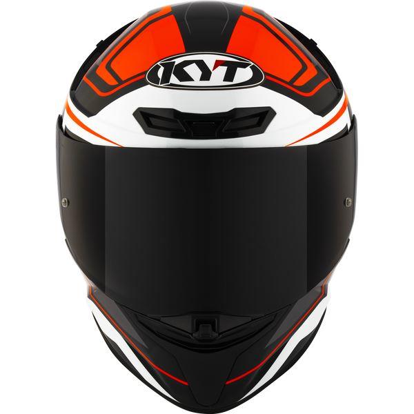 KYT Sport Touring - TT-REVO Overtech Black Orange - Full Face Helmet