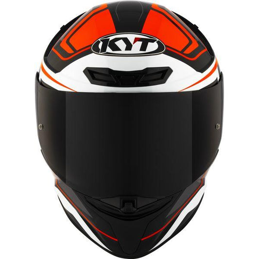 KYT Sport Touring - TT-REVO Overtech Black Orange - Full Face Helmet