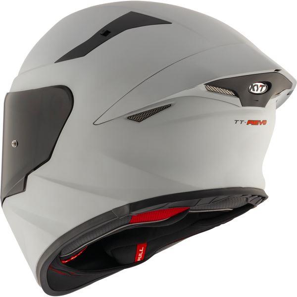 KYT Sport Touring - TT-REVO Plain Matt Asp Grey - Full Face Helmet