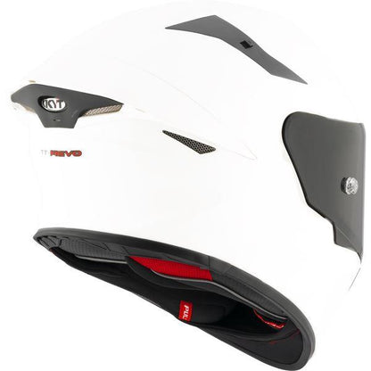 KYT Sport Touring - TT-REVO Plain White - Full Face Helmet