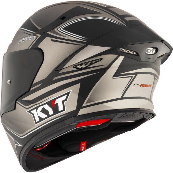KYT Sport Touring - TT-REVO Tourist Matt Cool Grey - Full Face Helmet