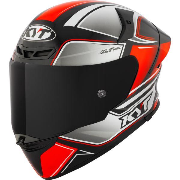 KYT Sport Touring - TT-REVO Tourist Red Fluo - Full Face Helmet