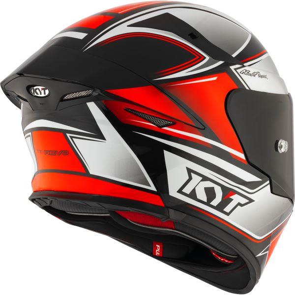 KYT Sport Touring - TT-REVO Tourist Red Fluo - Full Face Helmet