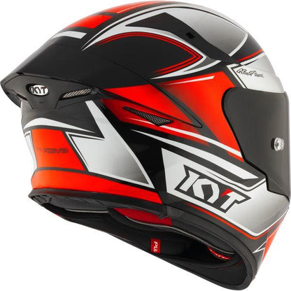 KYT Sport Touring - TT-REVO Tourist Red Fluo - Full Face Helmet