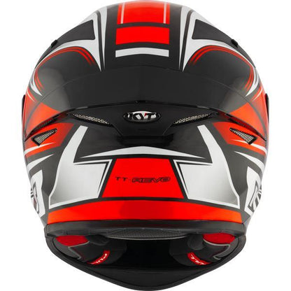 KYT Sport Touring - TT-REVO Tourist Red Fluo - Full Face Helmet