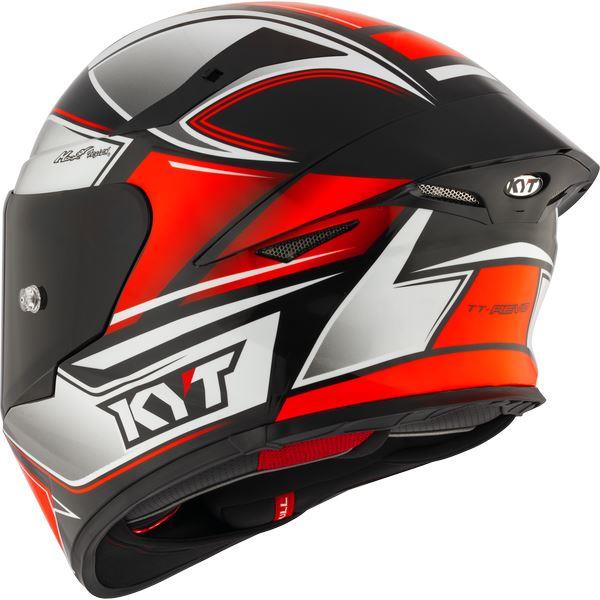 KYT Sport Touring - TT-REVO Tourist Red Fluo - Full Face Helmet