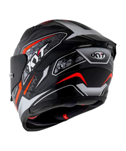 KYT Striker 2V #01 Gloss Black Red Helmet