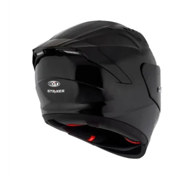 KYT Striker 2V Plain Gloss Black Helmet
