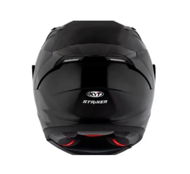 KYT Striker 2V Plain Gloss Black Helmet
