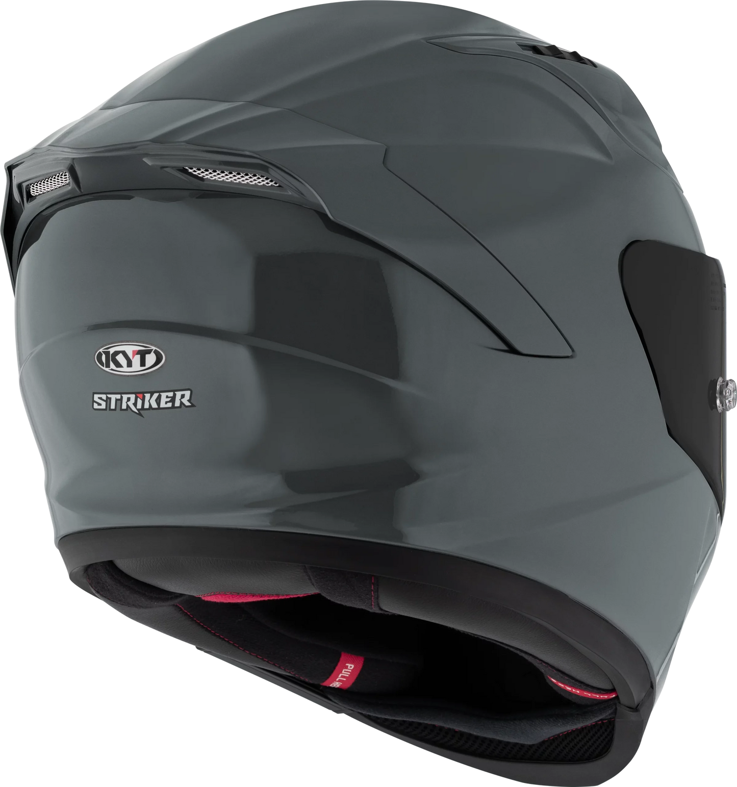 KYT Striker 2V Plain Gloss GRL Grey Helmet