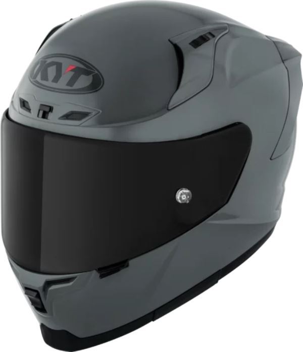 KYT Striker 2V Plain Gloss GRL Grey Helmet