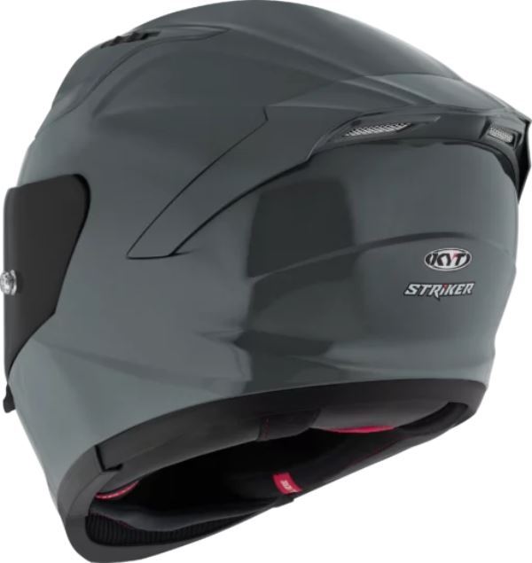 KYT Striker 2V Plain Gloss GRL Grey Helmet