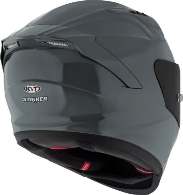 KYT Striker 2V Plain Gloss GRL Grey Helmet