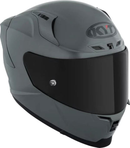KYT Striker 2V Plain Gloss GRL Grey Helmet
