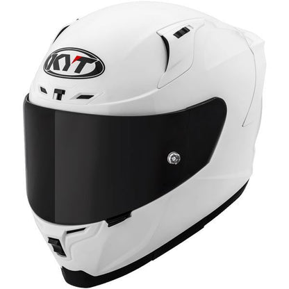 KYT Striker 2V Plain Gloss White Helmet