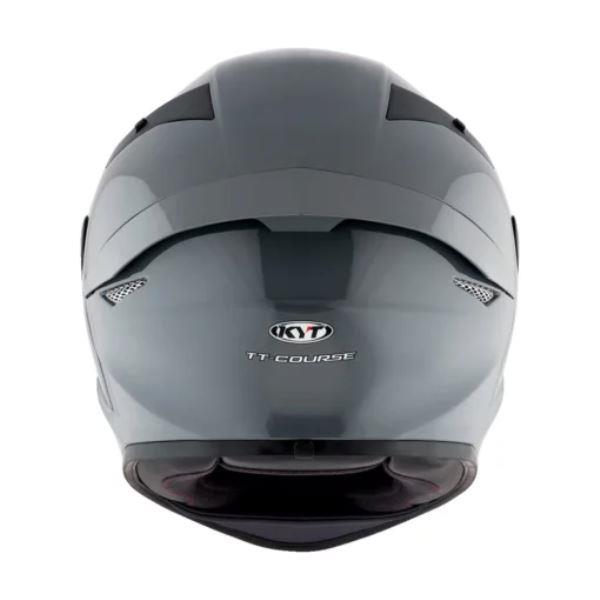 KYT TT Course Plain Matt Grey Helmet