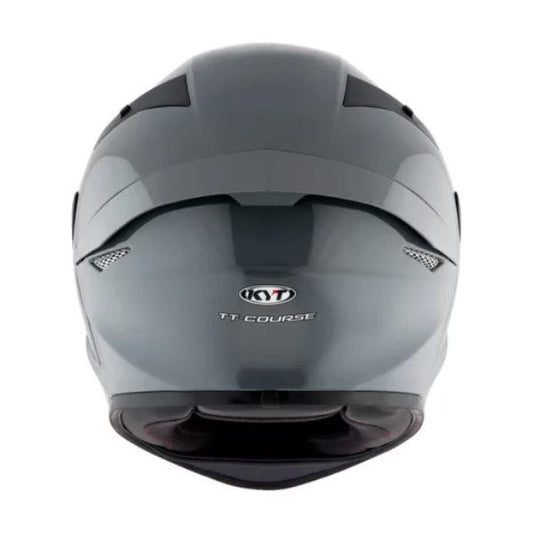 KYT TT Course Plain Matt Grey Helmet