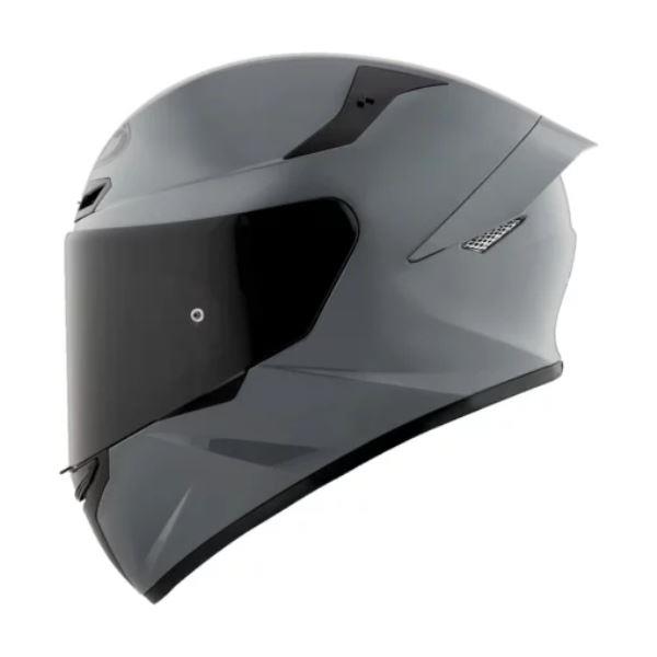 KYT TT Course Plain Matt Grey Helmet