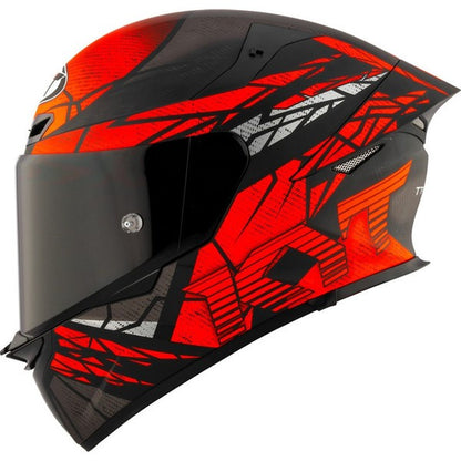 KYT TT-Revo Combustion Matt Red