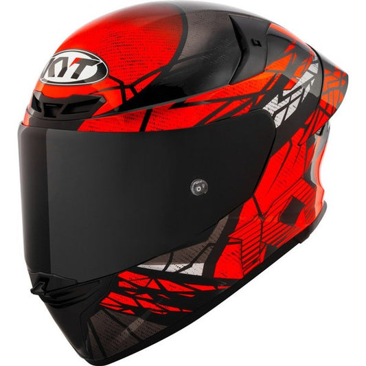 KYT TT-Revo Combustion Matt Red