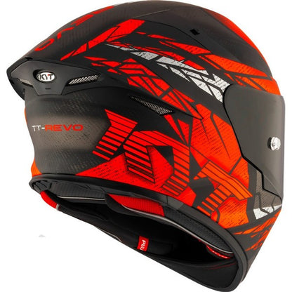 KYT TT-Revo Combustion Matt Red