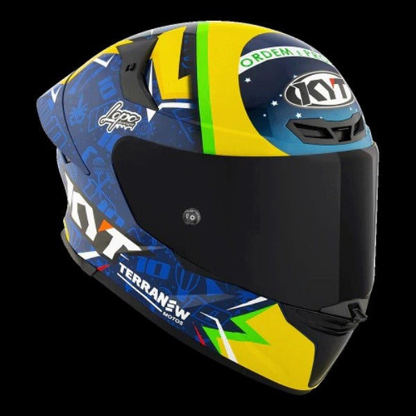 KYT TT Revo Diogo Moreira 2024 Replica Helmet-Gloss Blue