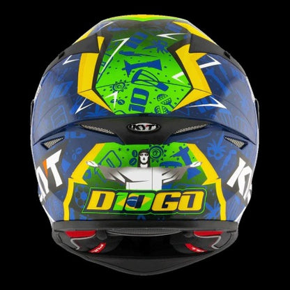KYT TT Revo Diogo Moreira 2024 Replica Helmet-Gloss Blue