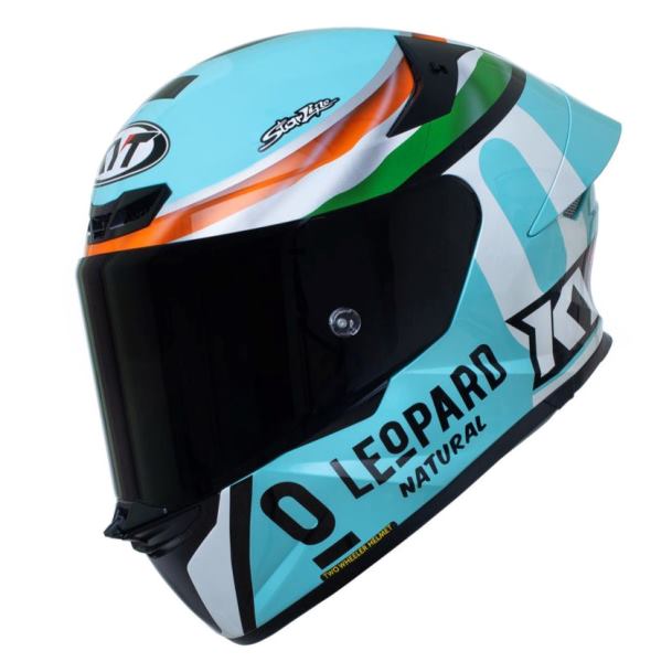 KYT TT Revo Leopard India Edition Gloss Helmet – Riders Junction