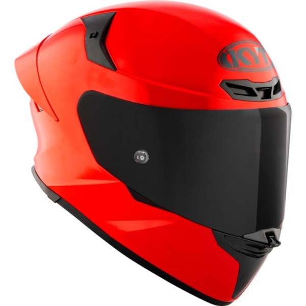 KYT TT-Revo Plain Gara Red Glossy Helmet