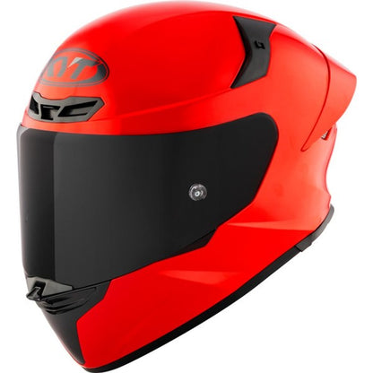 KYT TT-Revo Plain Gara Red Glossy Helmet