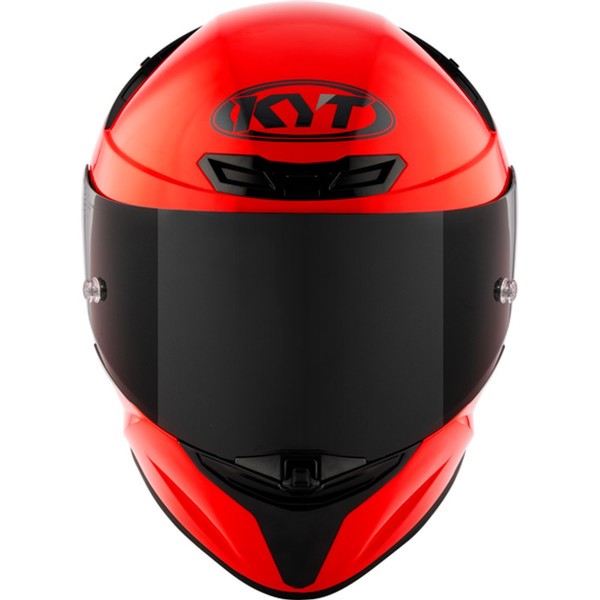 KYT TT-Revo Plain Gara Red Glossy Helmet