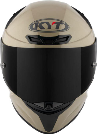 KYT TT-Revo Plain Sand Pearl Glossy Helmet