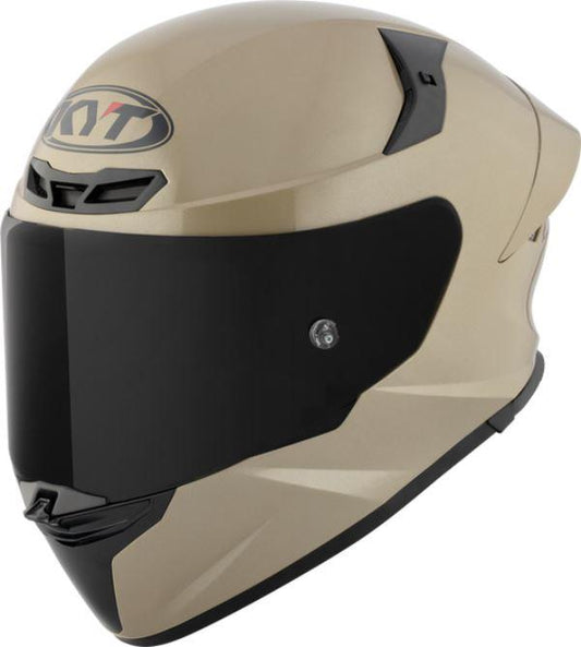 KYT TT-Revo Plain Sand Pearl Glossy Helmet