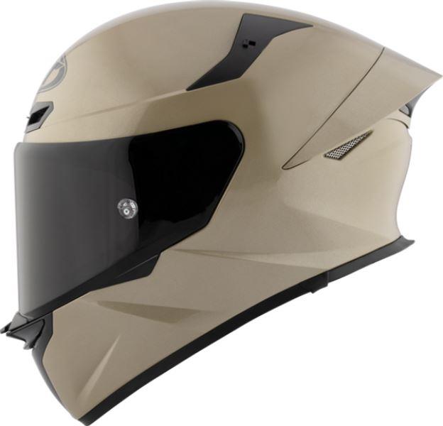 KYT TT-Revo Plain Sand Pearl Glossy Helmet