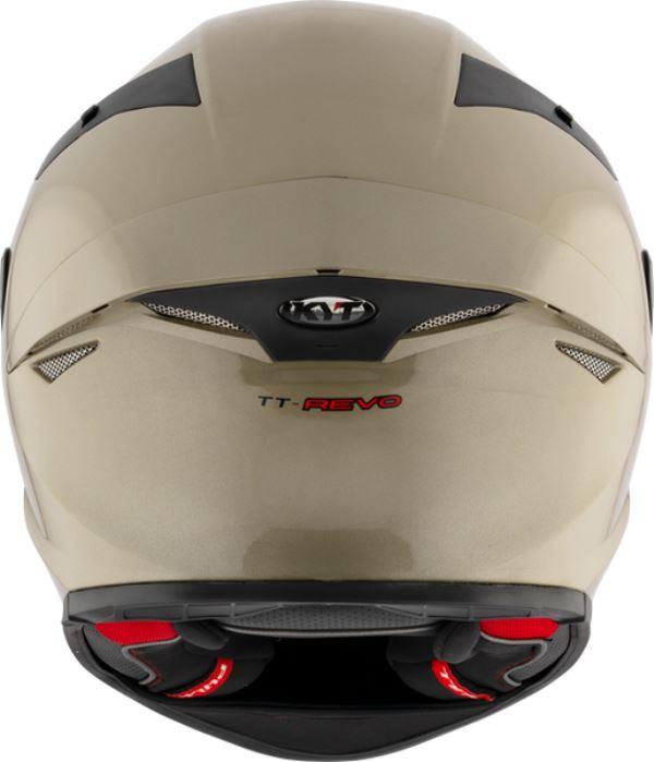 KYT TT-Revo Plain Sand Pearl Glossy Helmet