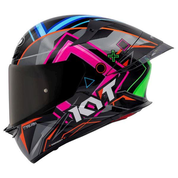 KYT TT Revo Ratthapark Play Replica Gloss Helmet - Red