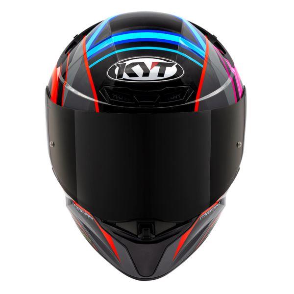 KYT TT Revo Ratthapark Play Replica Gloss Helmet - Red