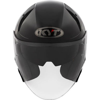 KYT TTR-JET Plain Black - Helmet