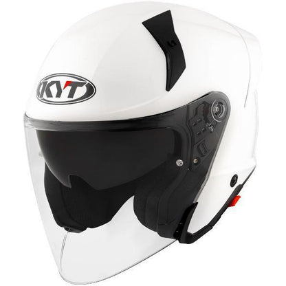 KYT TTR-JET Plain White - Helmet