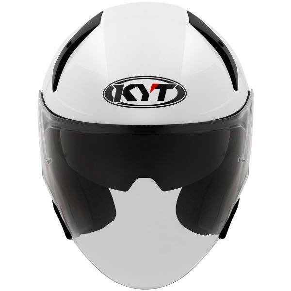 KYT TTR-JET Plain White - Helmet