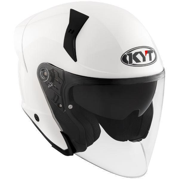 KYT TTR-JET Plain White - Helmet
