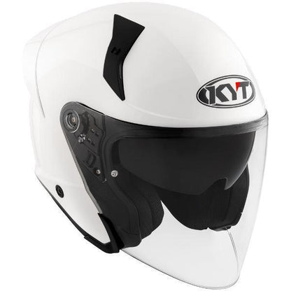 KYT TTR-JET Plain White - Helmet