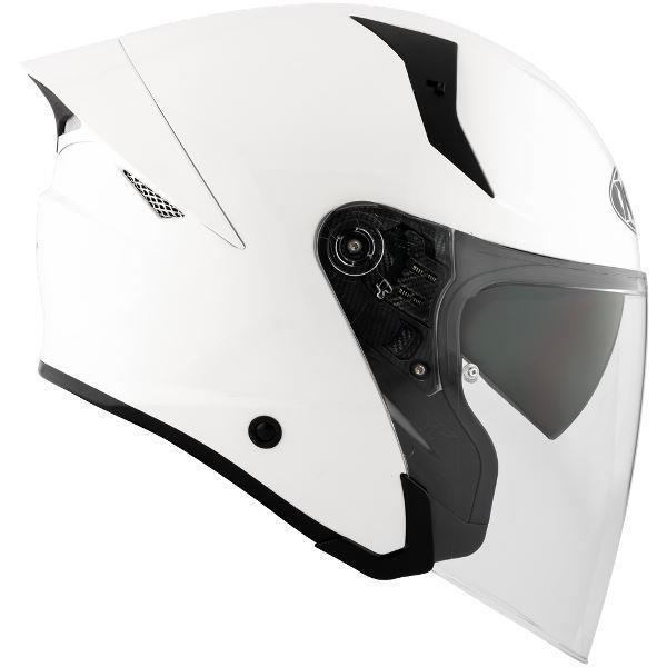KYT TTR-JET Plain White - Helmet