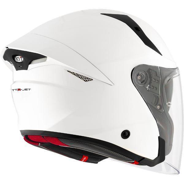 KYT TTR-JET Plain White - Helmet