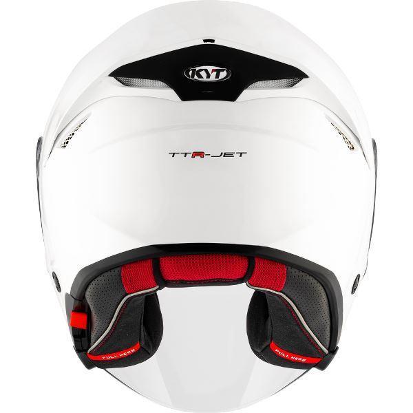 KYT TTR-JET Plain White - Helmet