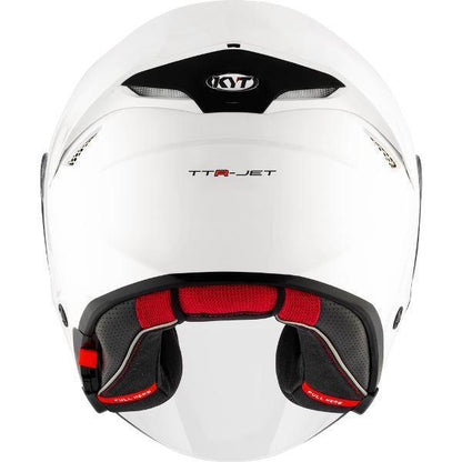 KYT TTR-JET Plain White - Helmet