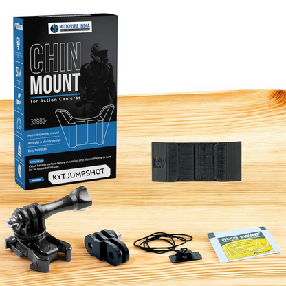 KYT Jumpshot Helmet Chin Mount by Motovibe